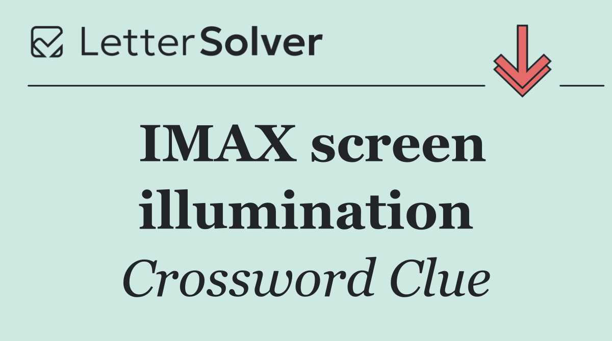 IMAX screen illumination