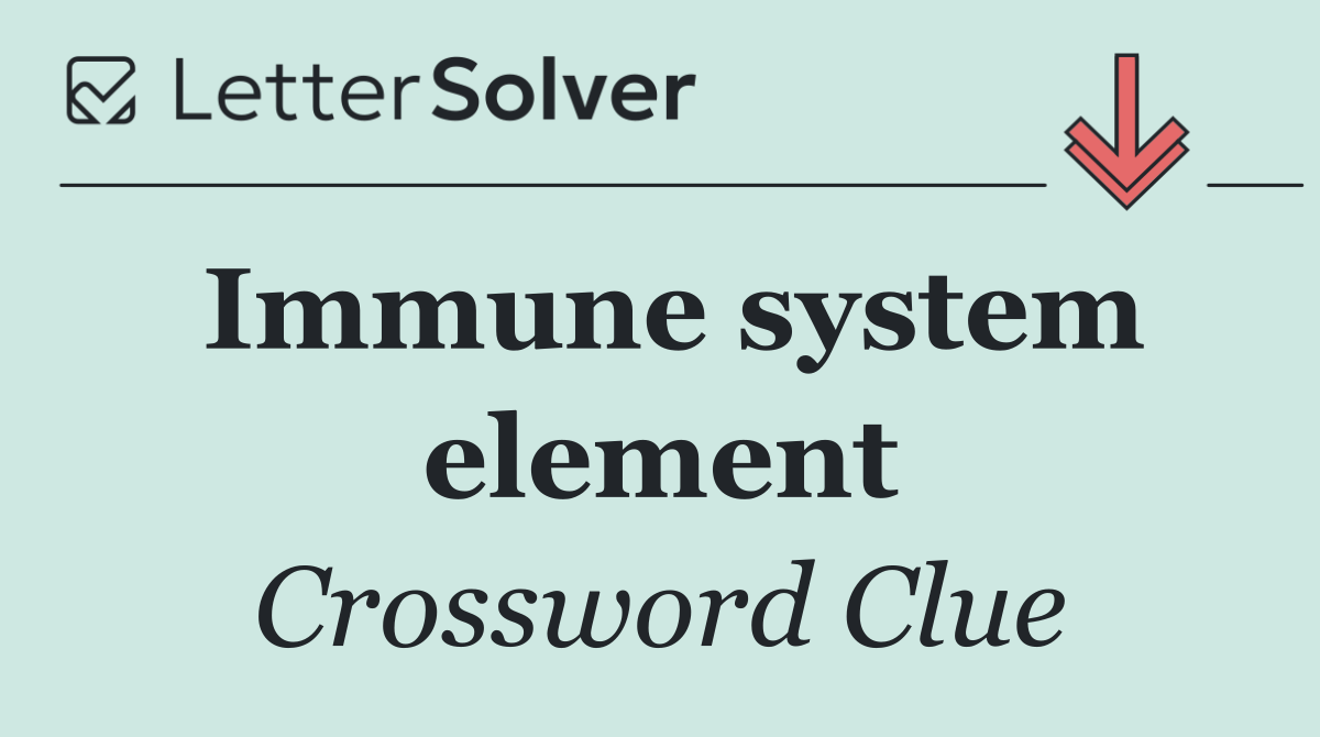 Immune system element