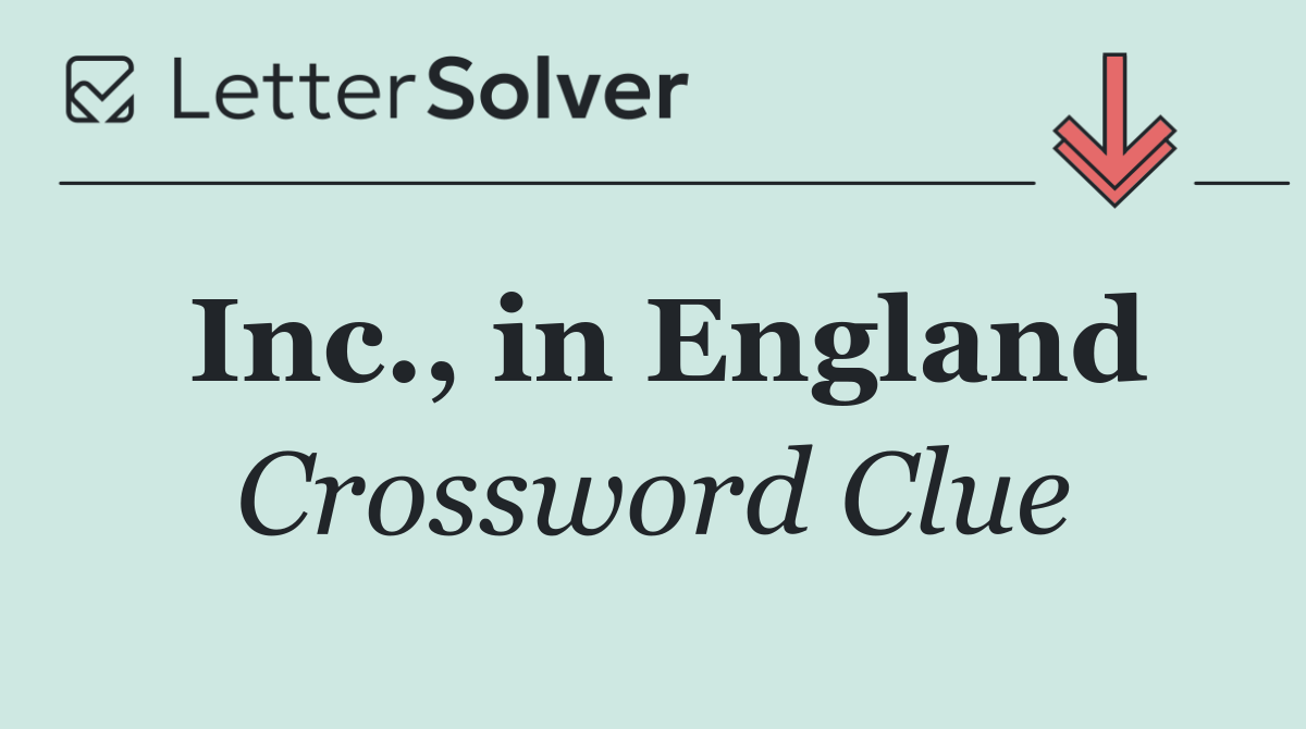 Inc., in England