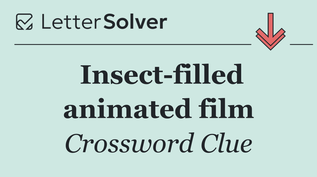 Insect filled animated film