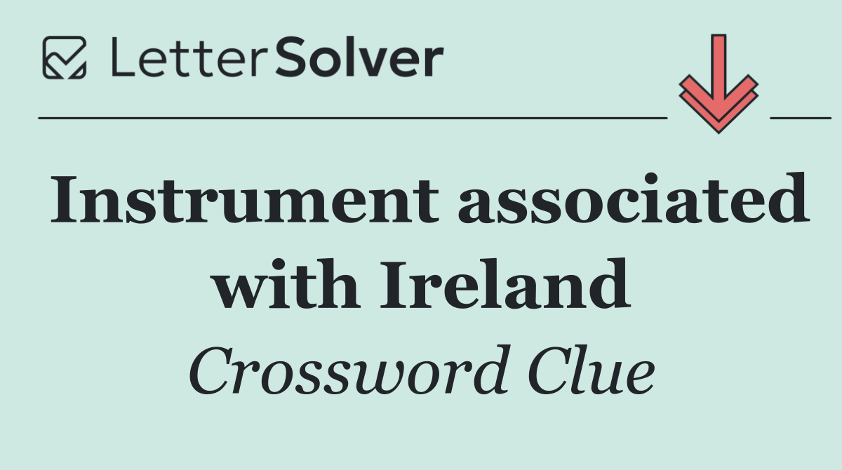 Instrument associated with Ireland