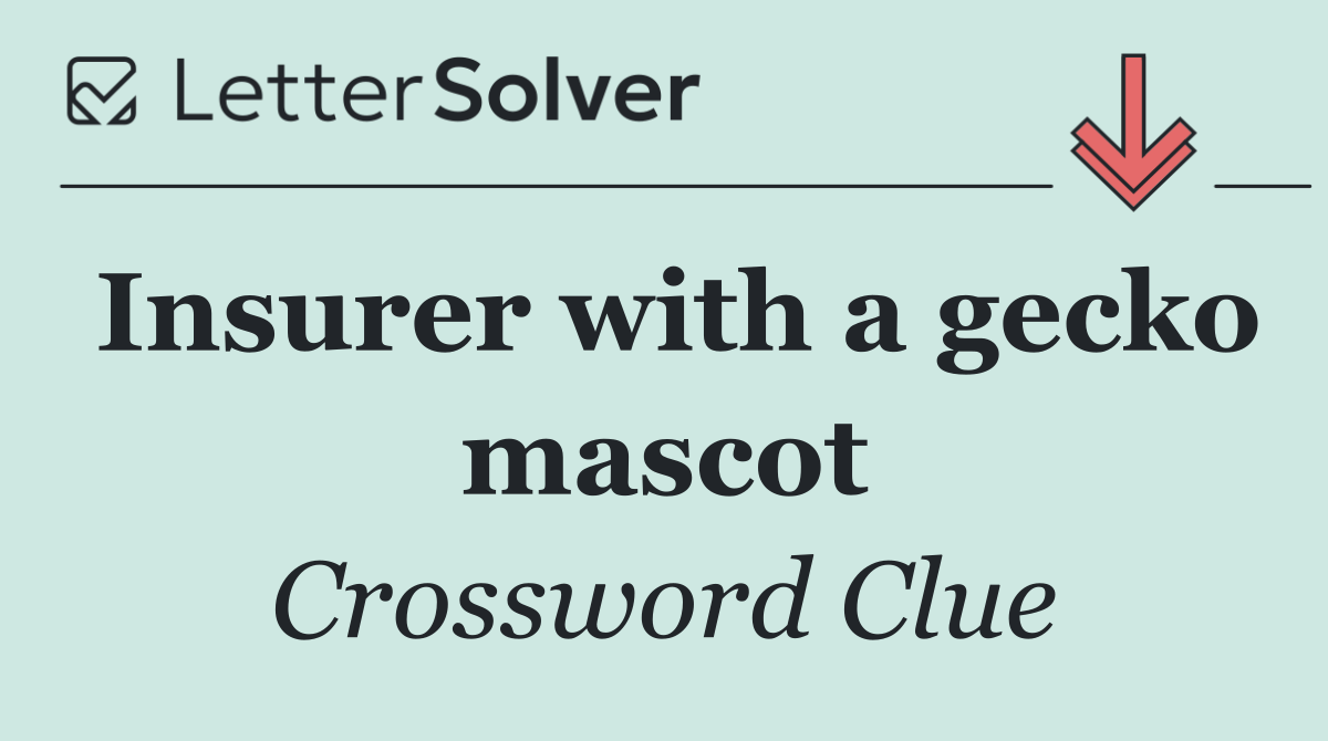 Insurer with a gecko mascot