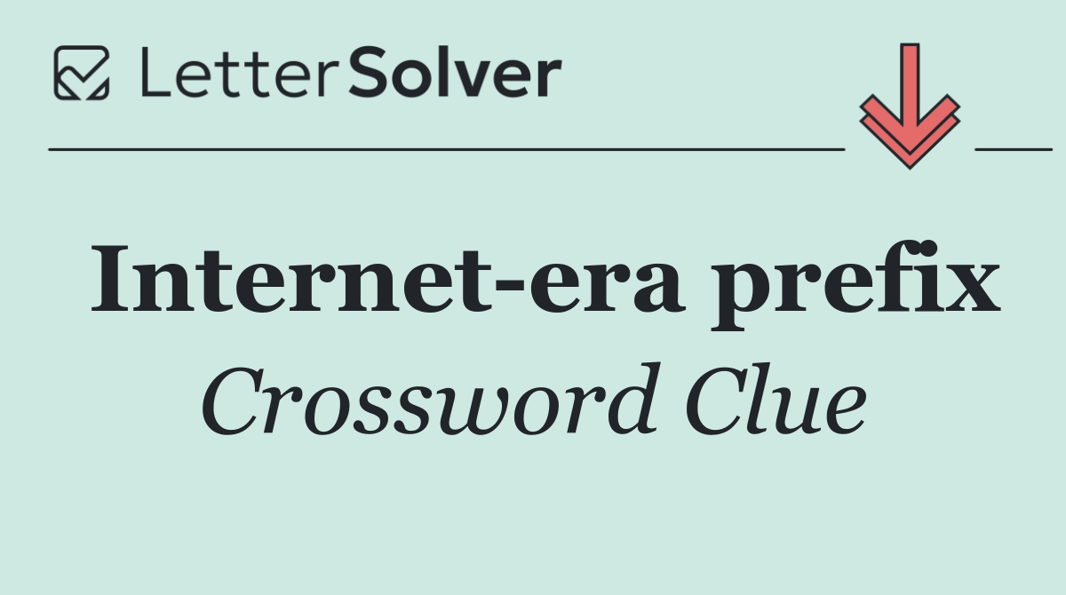 Internet era prefix