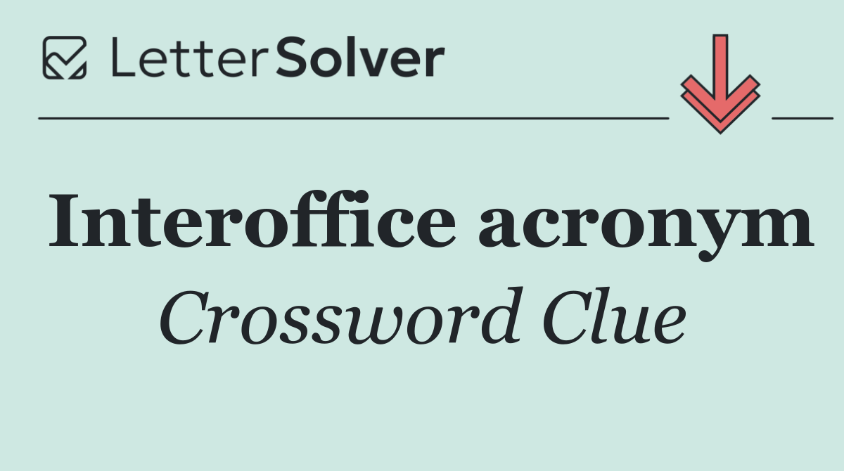 Interoffice acronym
