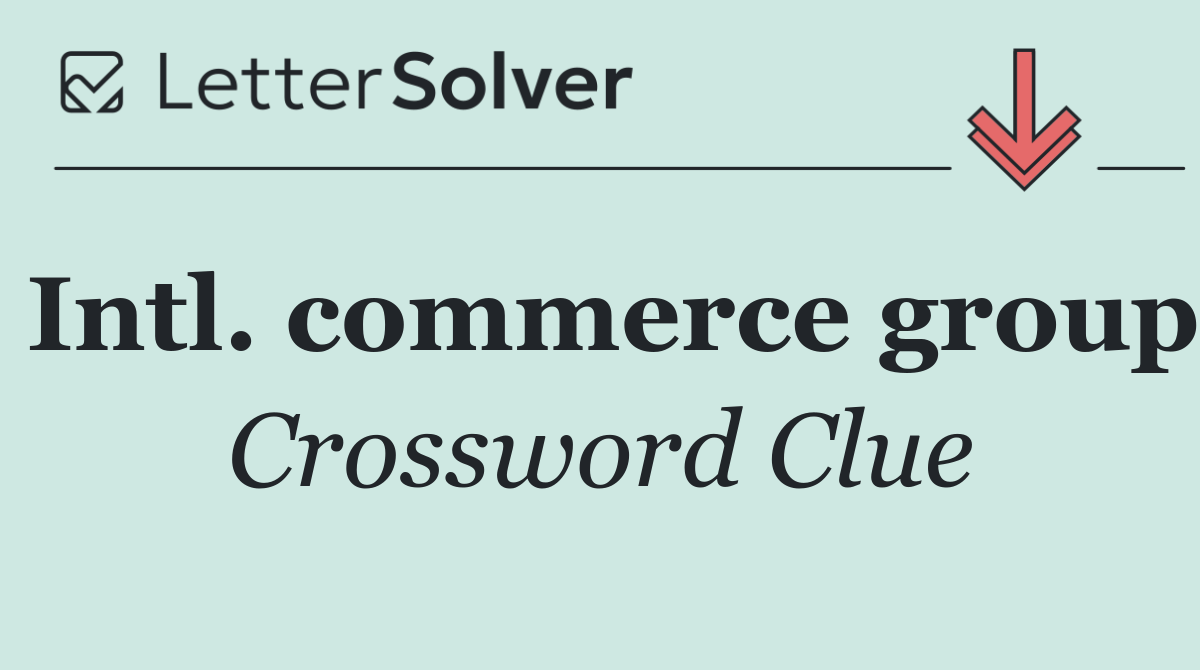 Intl. commerce group