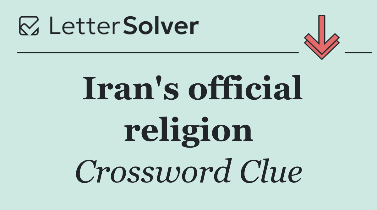Iran's official religion