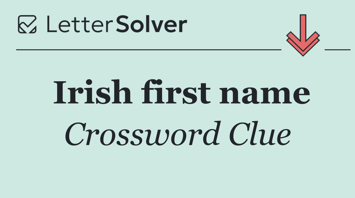 Irish first name