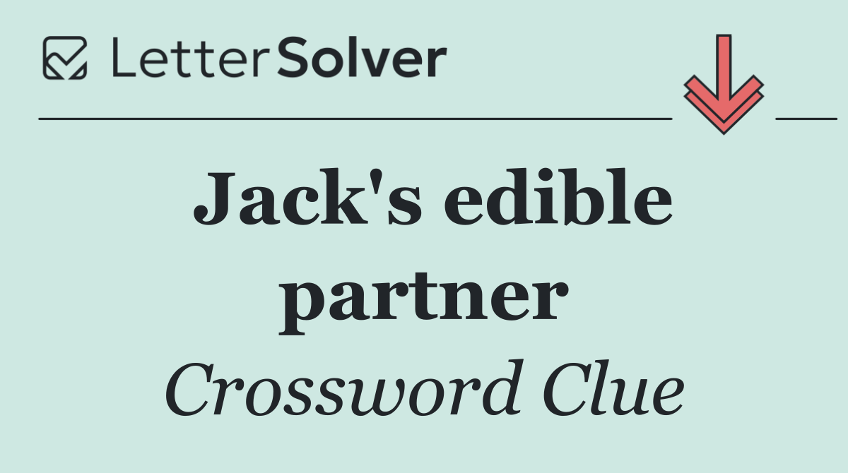 Jack's edible partner