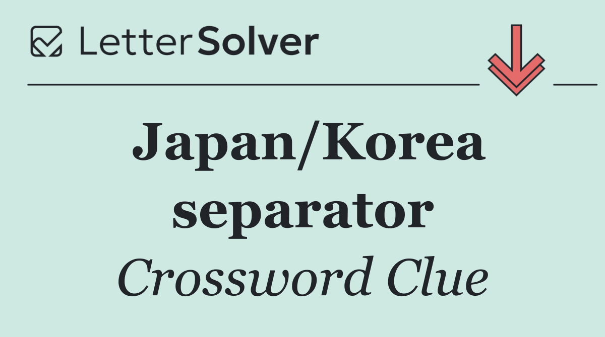 Japan/Korea separator