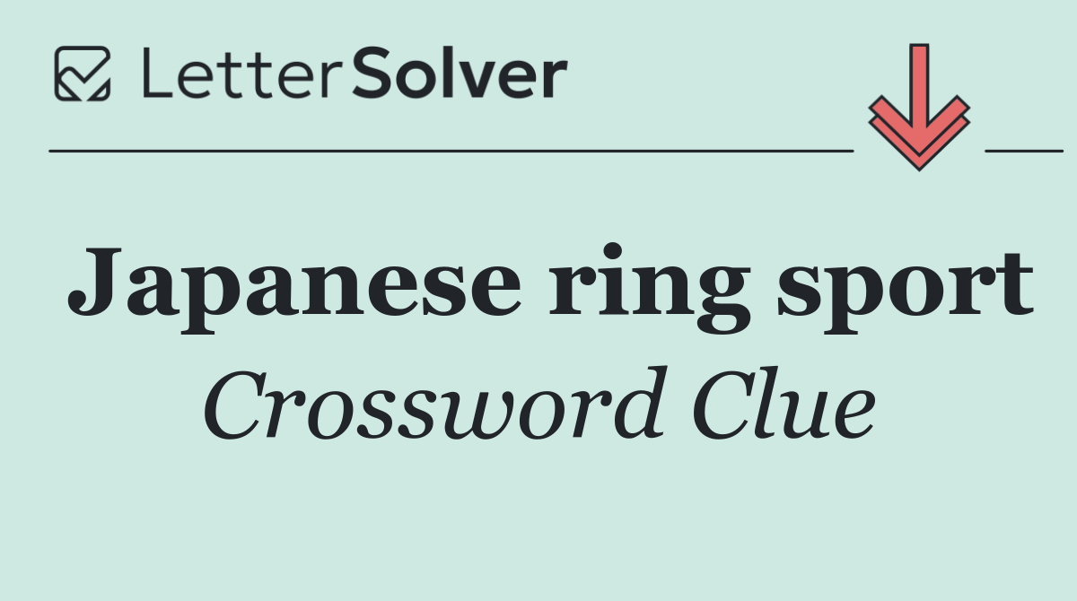 Japanese ring sport