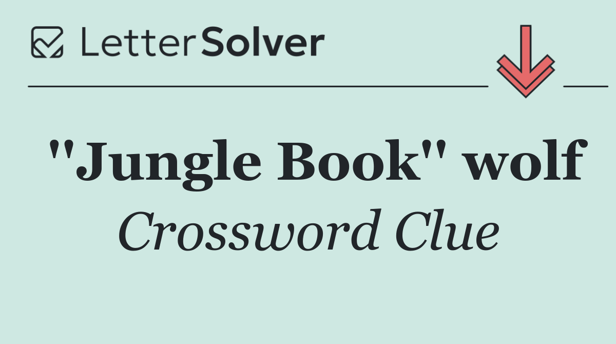 ''Jungle Book'' wolf