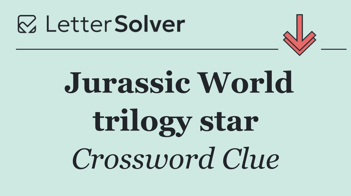 Jurassic World trilogy star