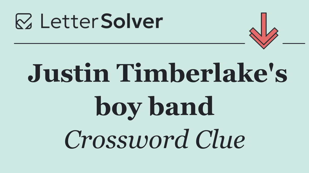 Justin Timberlake's boy band