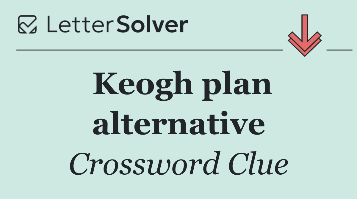 Keogh plan alternative