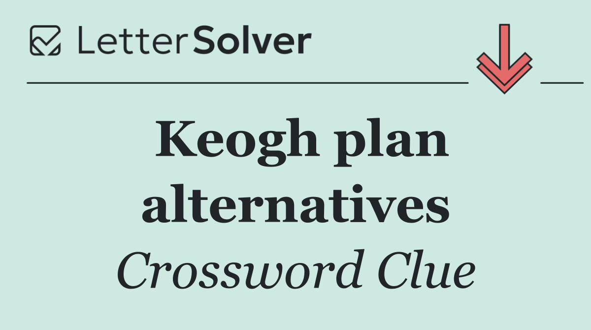 Keogh plan alternatives