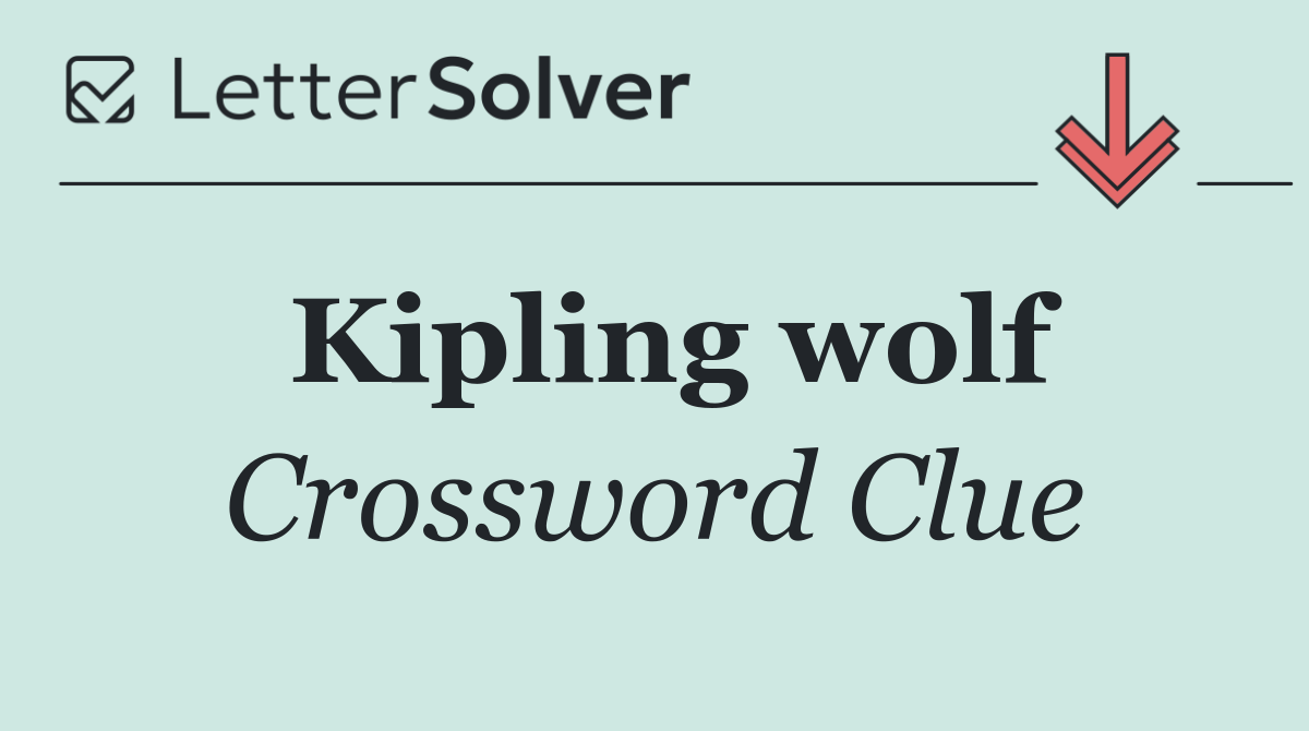 Kipling wolf
