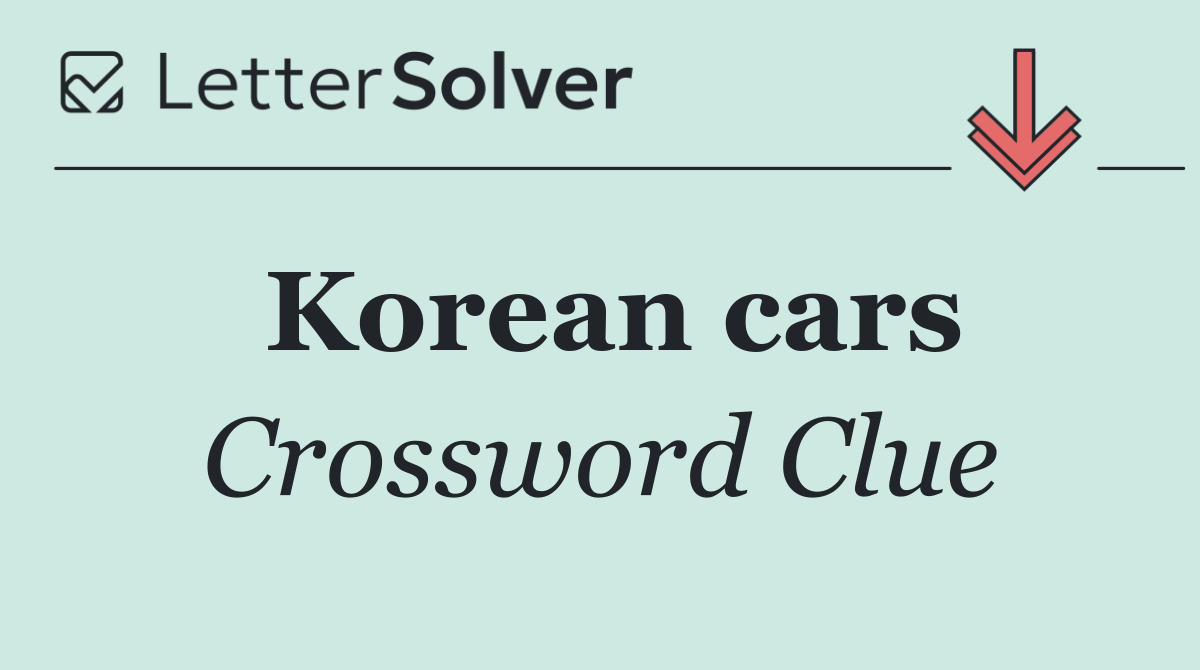 Korean cars