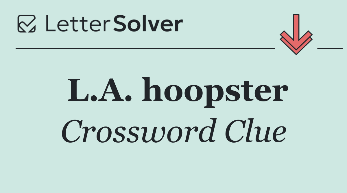 L.A. hoopster