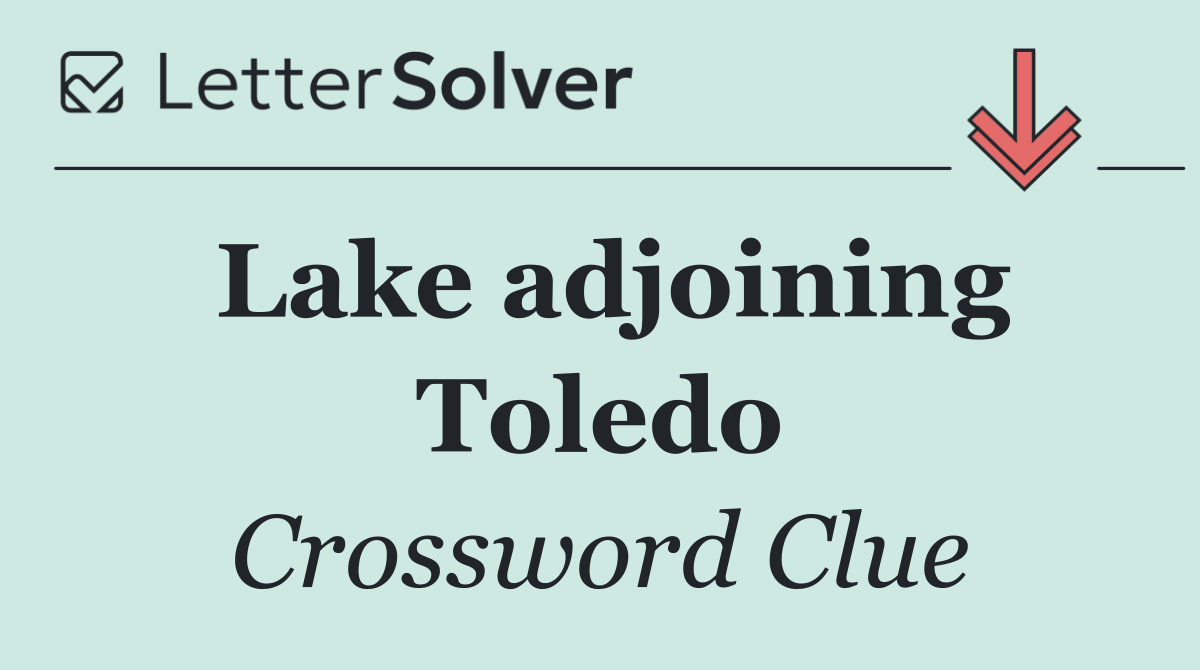 Lake adjoining Toledo