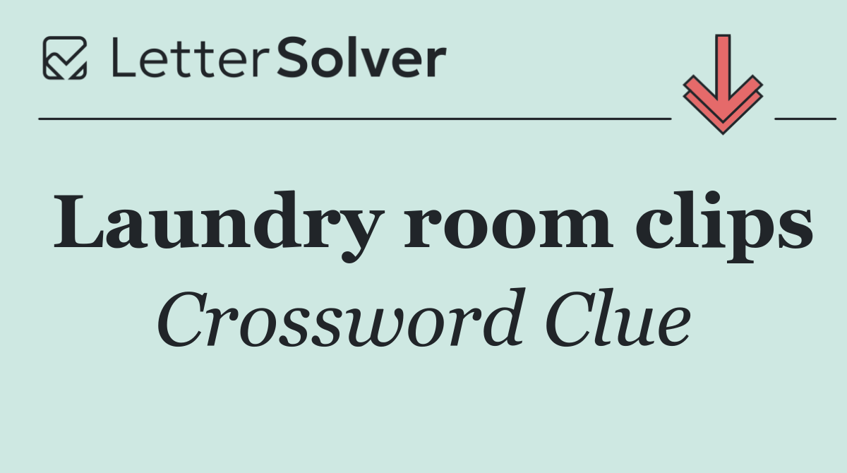 Laundry room clips