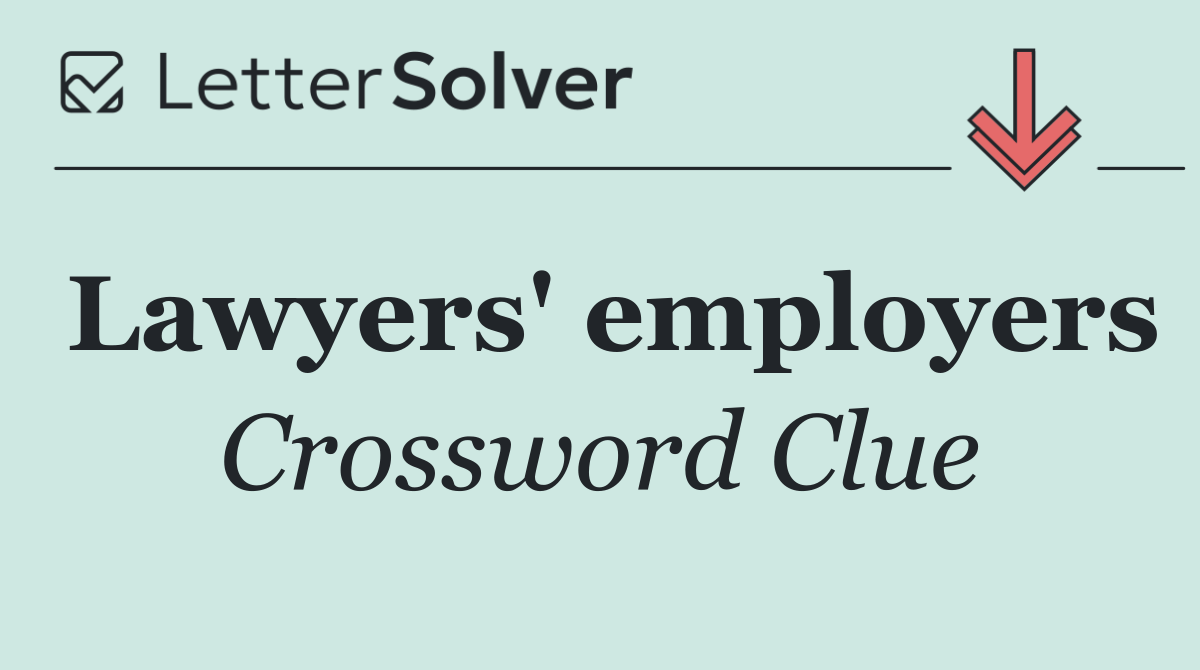 Lawyers' employers