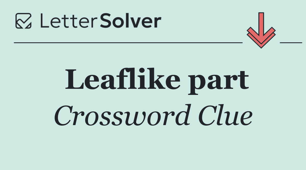 Leaflike part