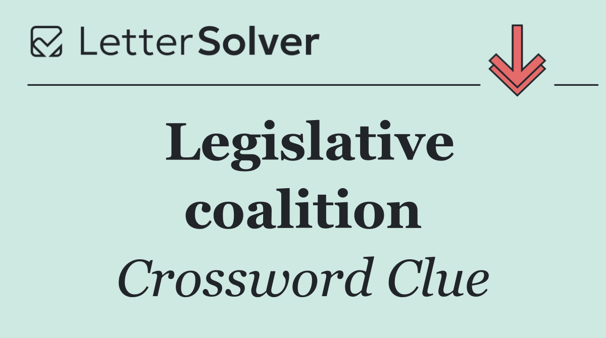 Legislative coalition