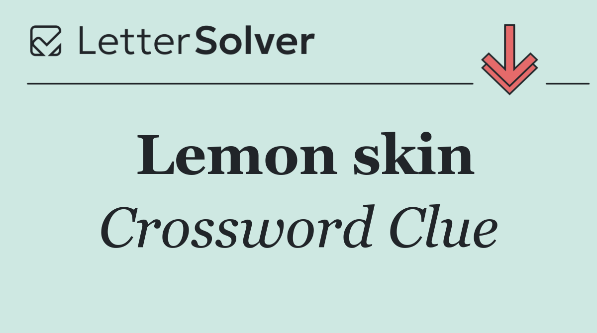 Lemon skin