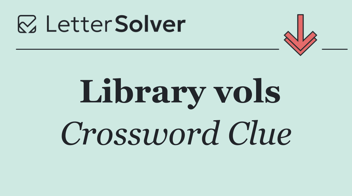 Library vols