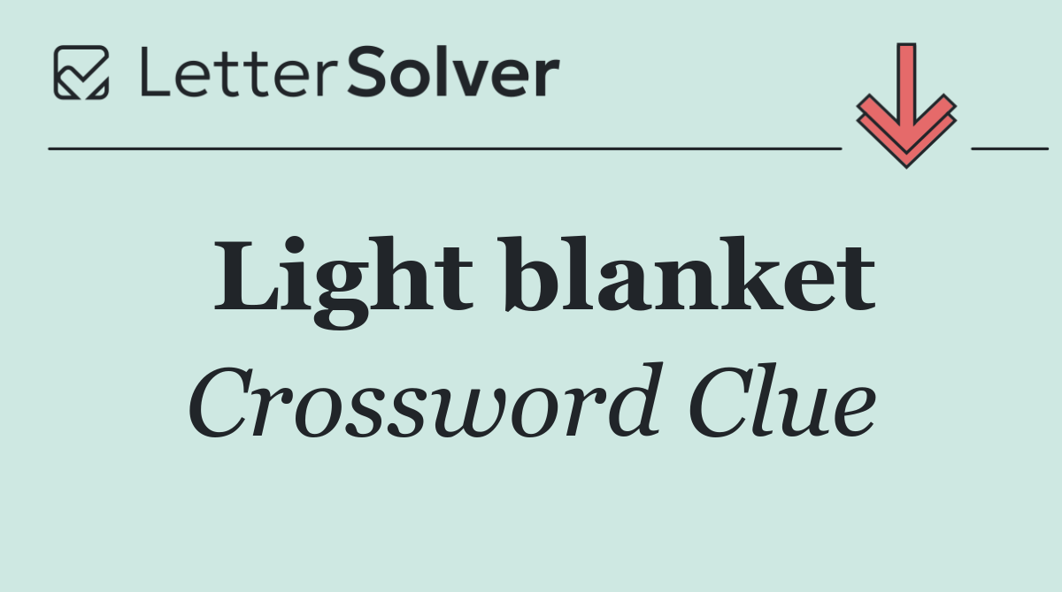 Light blanket