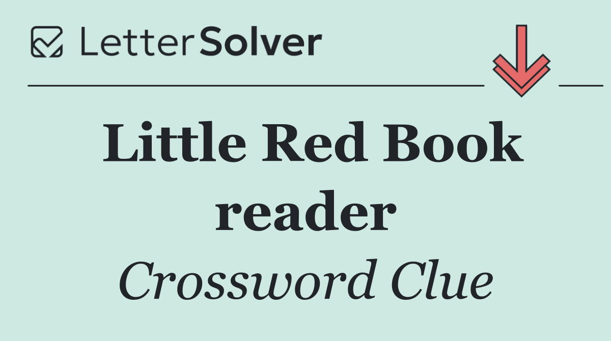 Little Red Book reader