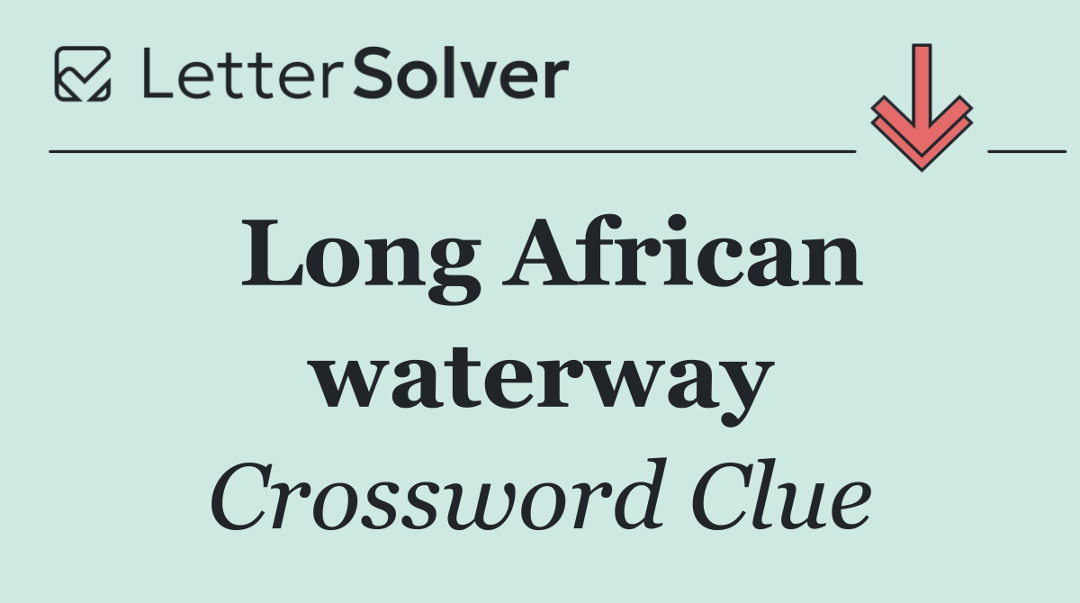 Long African waterway