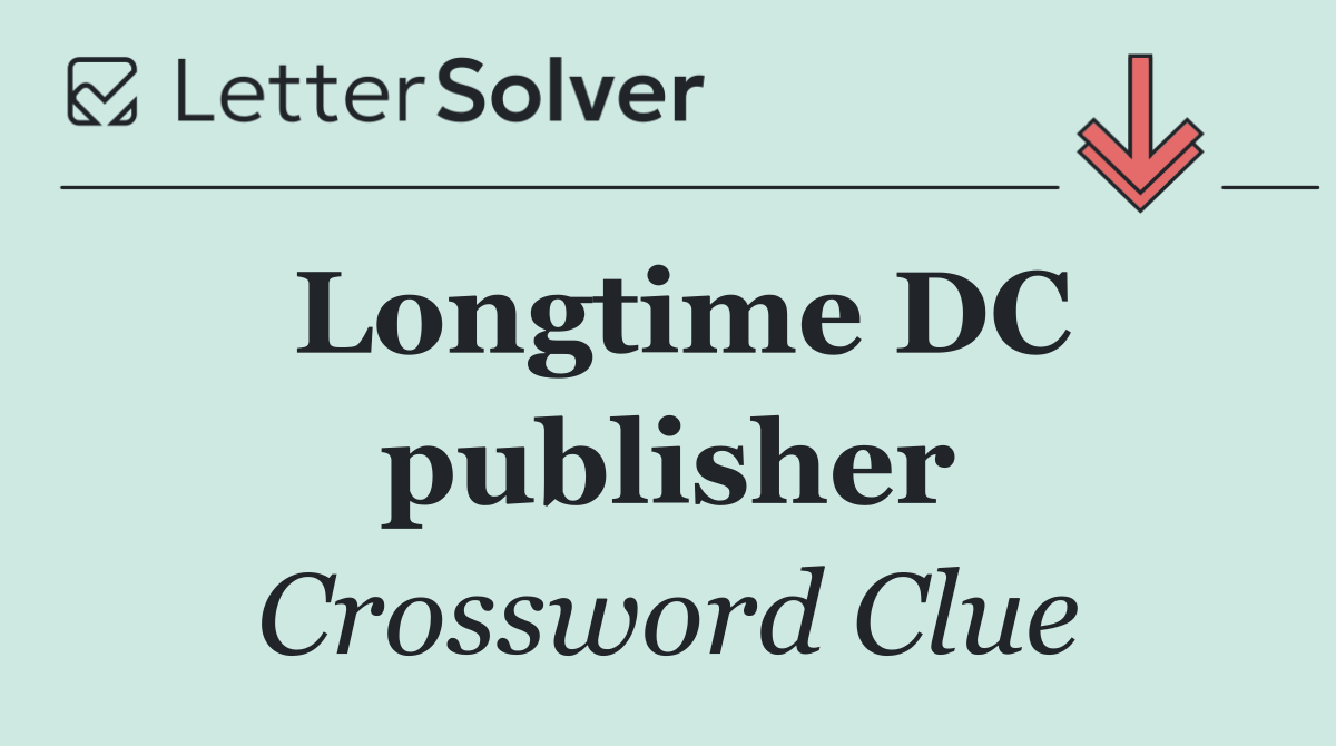 Longtime DC publisher