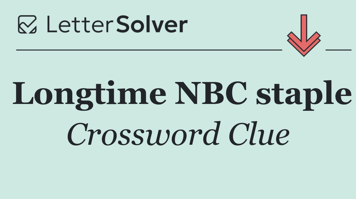 Longtime NBC staple
