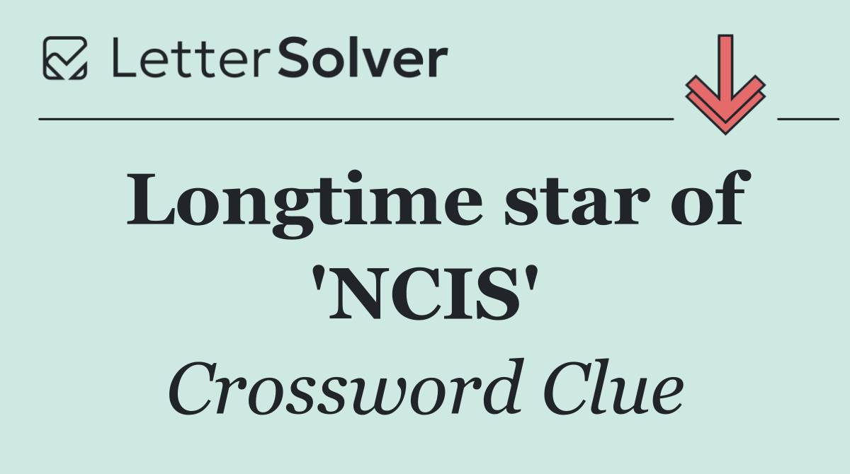 Longtime star of 'NCIS'