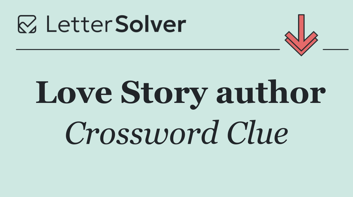Love Story author