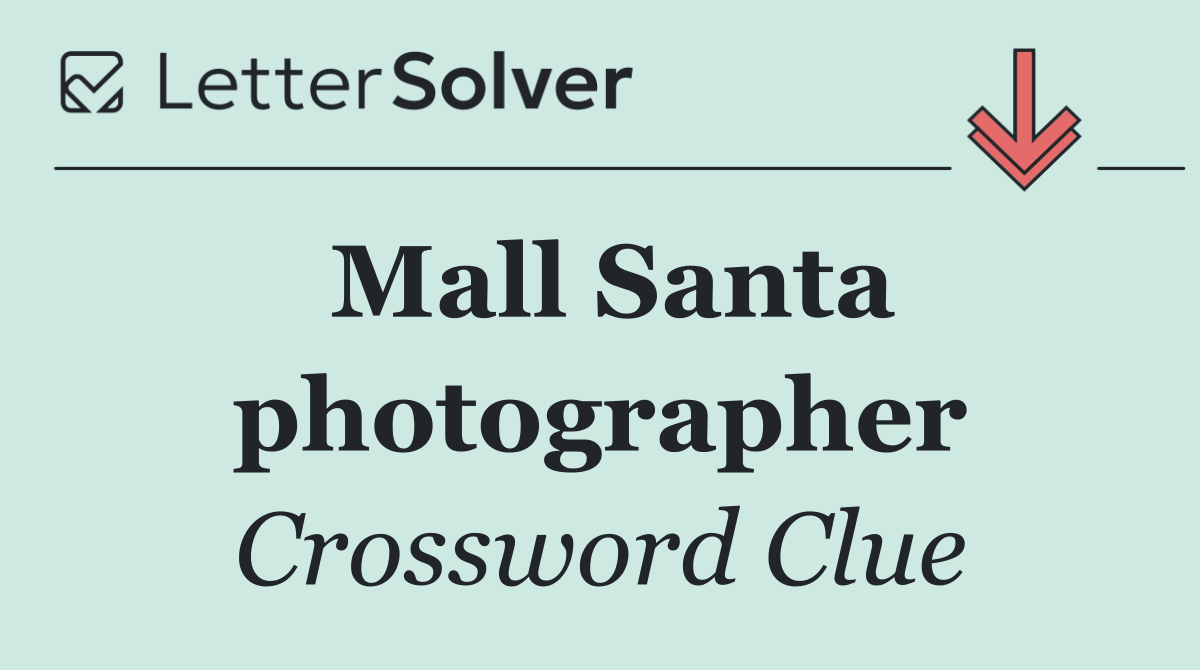 Mall Santa photographer