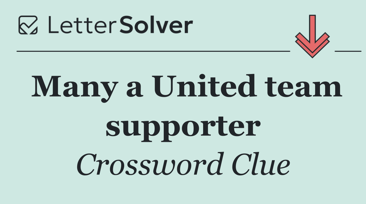 Many a United team supporter