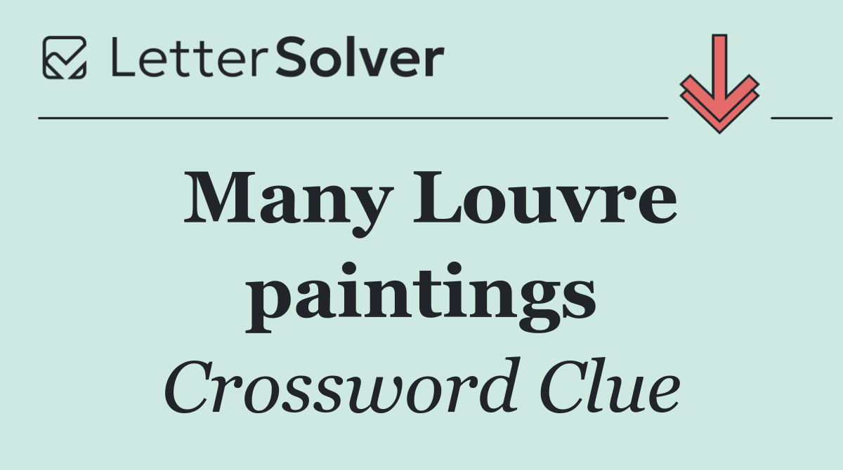 Many Louvre paintings