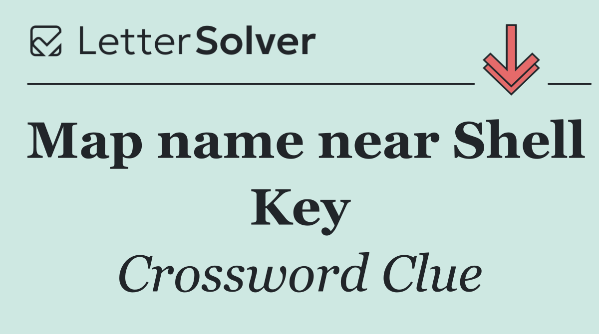 Map name near Shell Key