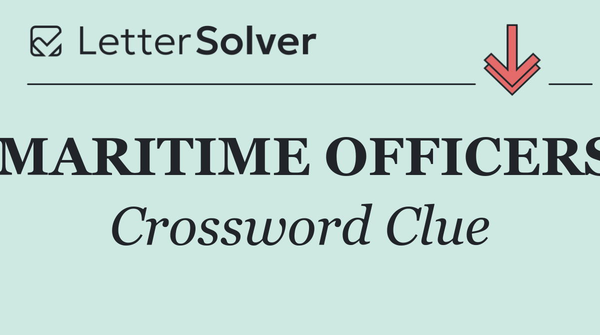 MARITIME OFFICERS