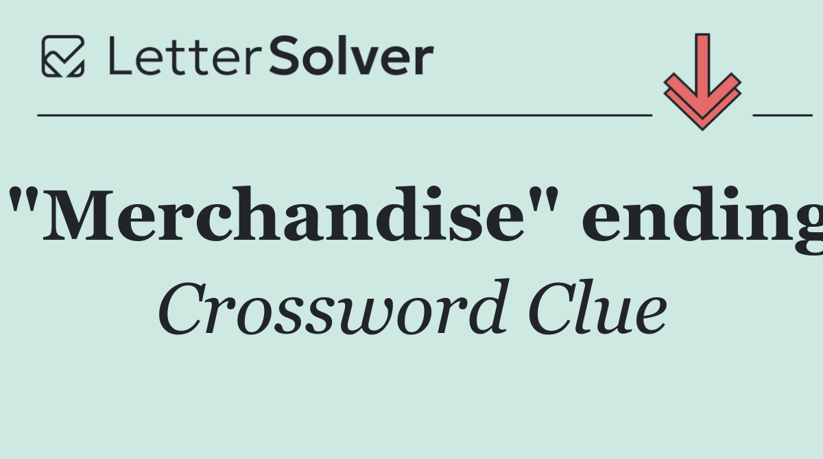 "Merchandise" ending