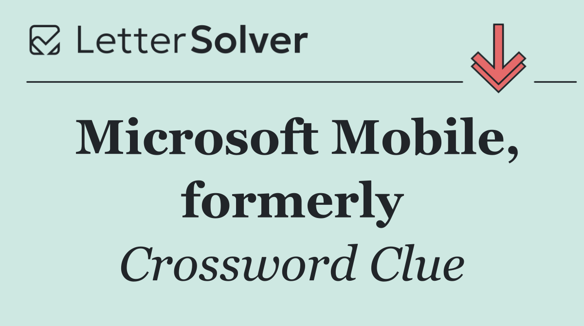 Microsoft Mobile, formerly