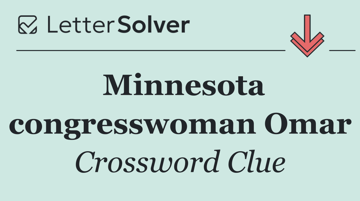 Minnesota congresswoman Omar