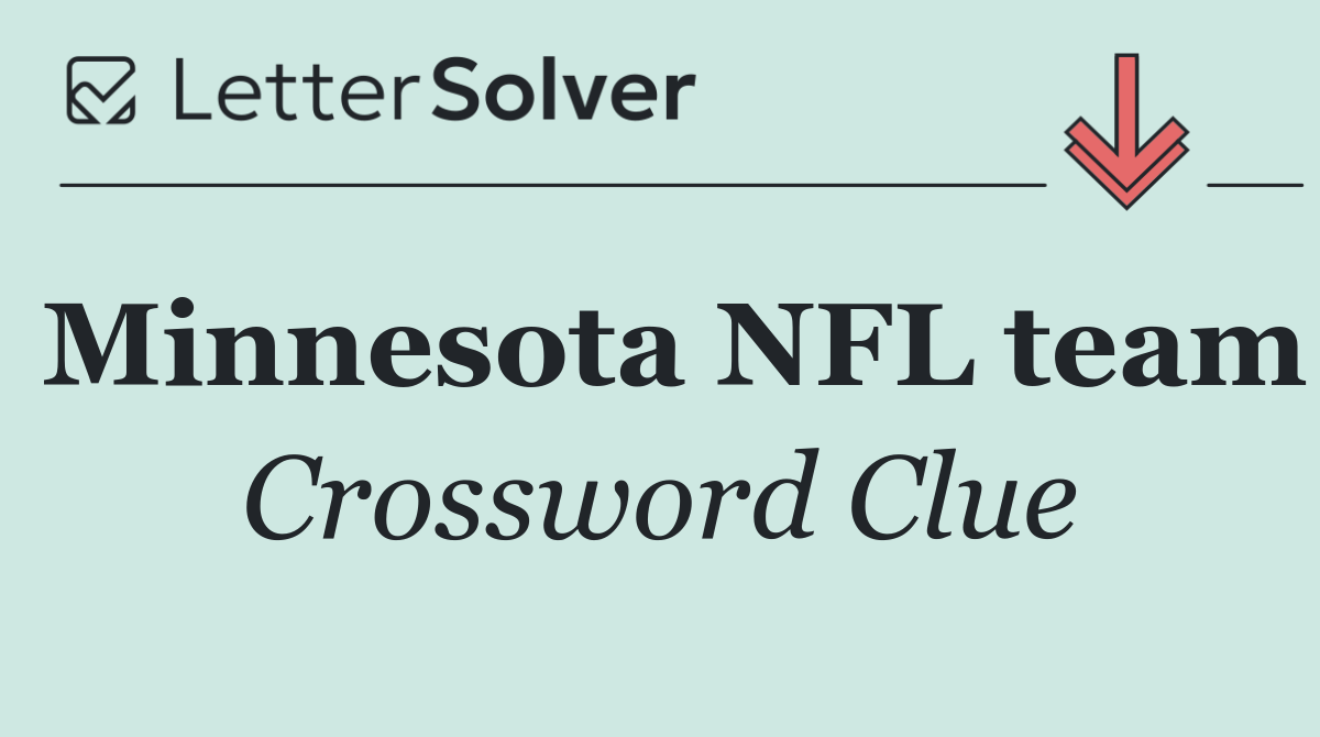 Minnesota NFL team