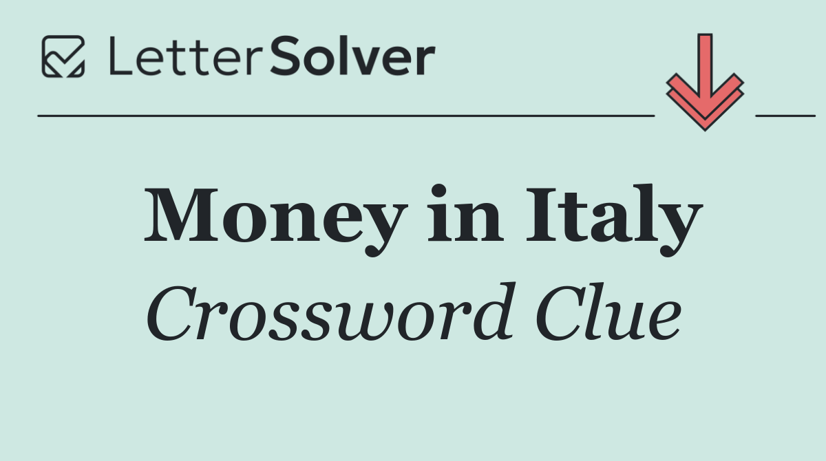 Money in Italy