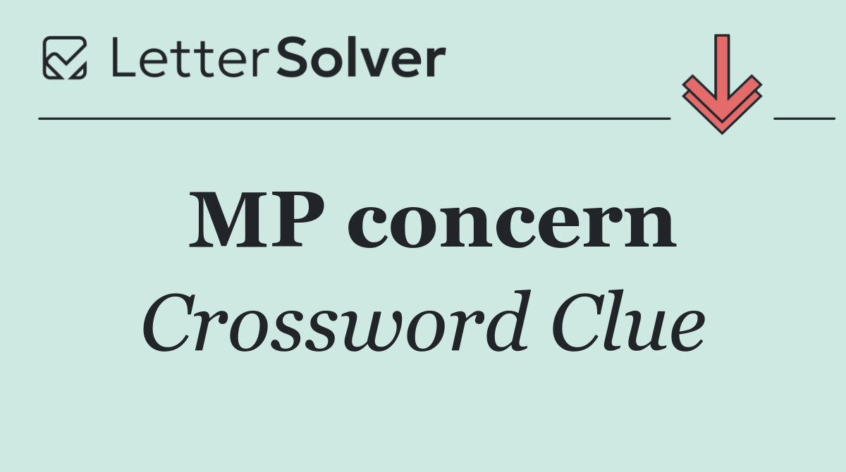 MP concern