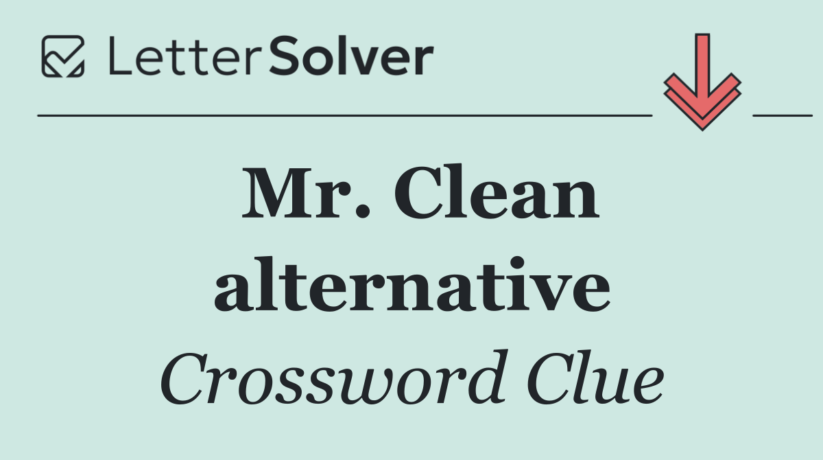 Mr. Clean alternative