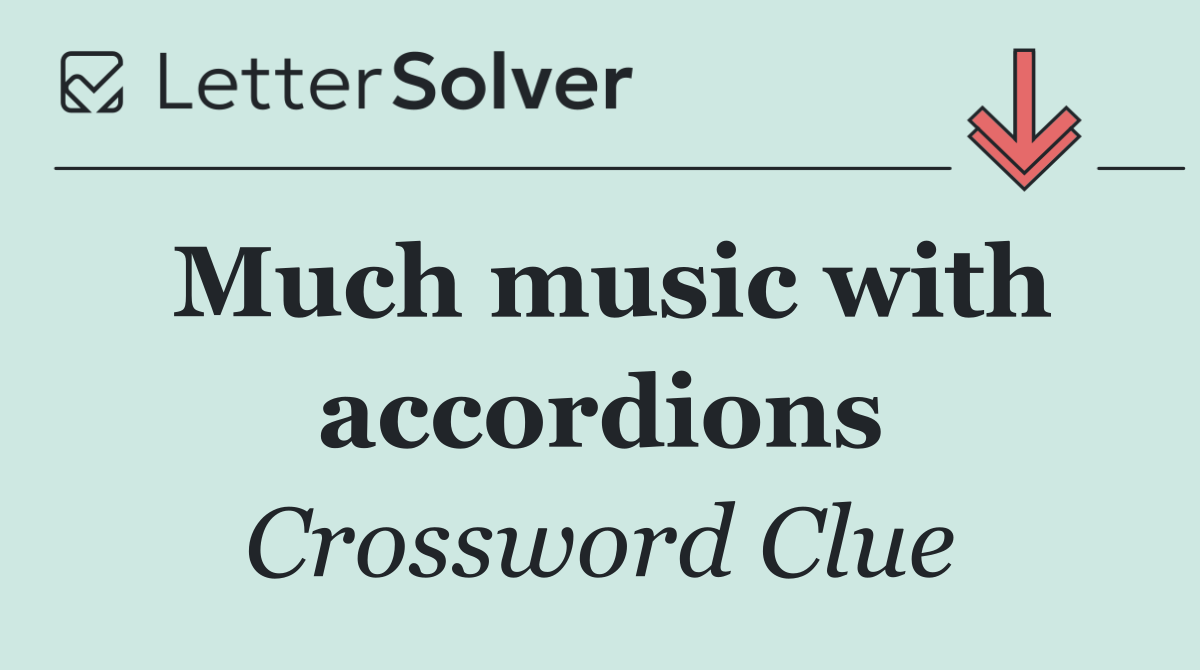 Much music with accordions