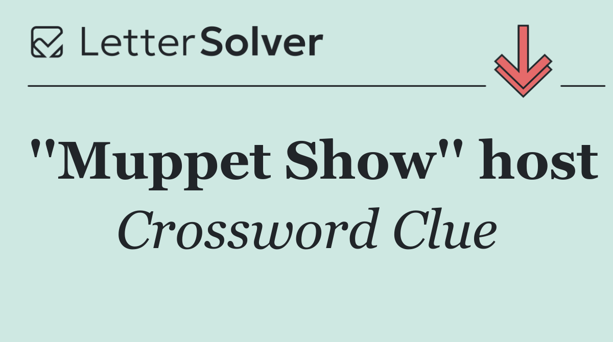 ''Muppet Show'' host